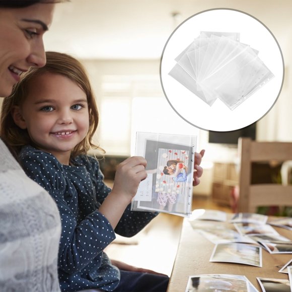 IFANLANDOR 1Pc Transparent Plastic Inner Page Cover for Storage of Game Pictures and Documents