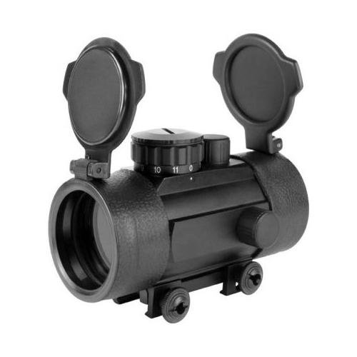 AIM SPORTS RED DOT SIGHT 1X42MM OBJ UNLIMITED EYE RELIEF 3 MOA BLACK
