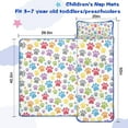 thumbnail image 5 of White Dog Paw Footprint Toddler Nap Mats for Kids Preschool,Sleeping Mat Bag or Kids,Toddler Sleeping Bag,Toddler Nap Mat or Daycare, 5 of 6