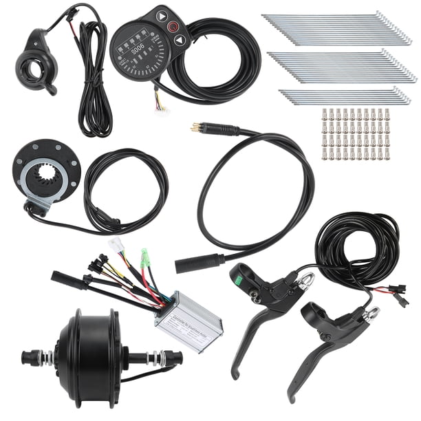 Kit De Motor Para Rueda De 24 Pulgadas, Kit De Motor De Cubo Kit De Motor De Cubo Sin Escobillas De Alta Resistencia Para Bricolaje Eléctrico Para Rueda De 24 Pulgadas ANGGREK CG2716