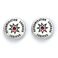 thumbnail image 2 of Harry Potter - Set de Pendientes Diseño Gryffindor de Plateado - Pack de 3 (Plateado, Granate), 2 of 4