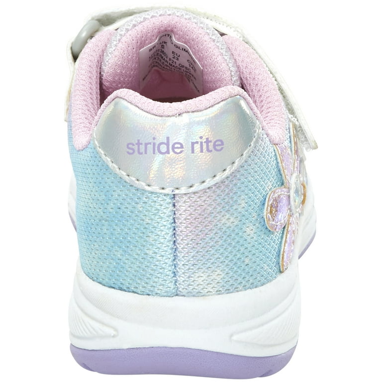 Stride Rite Childrens Light-Up Glimmer 2.0 Sneaker in Rainbow - Daniels Shoes