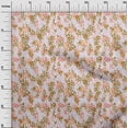 thumbnail image 3 of oneOone Georgette Viscose Mustard Yellow Fabric Animals Sewing Fabric By The Yard Printed Diy Clothing Sewing Supplies 42 Inch Wide, 3 of 6