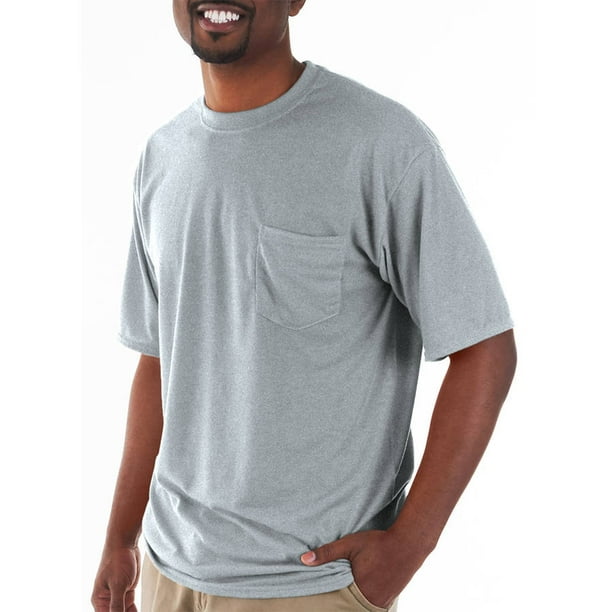 Gildan Big and tall men's classic short sleeve t-shirt with pocket