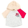 thumbnail image 2 of Sesame Street Elmo Pullover Hoodie and French Terry Shorts Newborn to Little Kid, 2 of 5