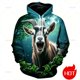 thumbnail image 1 of Sudadera con capucha y sudadera con estampado 3D de cabras que gritan, novedad, sudadera con capucha y gráfico de cabra enojada, ropa de calle divertida para niños, 1 of 5