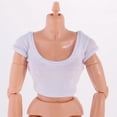 thumbnail image 4 of Pantalones cortos de niña Baoblaze 1/6 y camiseta blanca para accesorios de bricolaje, 4 of 8