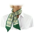 thumbnail image 3 of Unique Bargains 1 Pc Scarf Headband Stylish Neck Scarf for Women Green Beige, 3 of 5