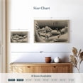 thumbnail image 3 of Elephant Stock Evening Snow At Kambara Wall Art - Horizontal Canvas Wall Art - Living Room Wall Decor - Nature Canvas - Gray And Black Decor By Utagawa Hiroshige - 12" x 8", 3 of 6
