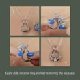 thumbnail image 3 of Collar Porta Anillos Emily C en Acero Inoxidable Plata, 3 of 7