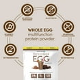 thumbnail image 4 of Designer Wellness , Designer Egg, Natural Egg Yolk & White Protein Powder, 24g Protein, Keto and Paleo Friendly, Less Fat and Cholesterol, Dutch Chocolate 12.4 Ounce, 4 of 6
