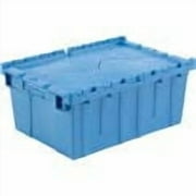 Global Industrial Plastic Attached Lid Shipping & Storage Container 21-7/8x15-1/