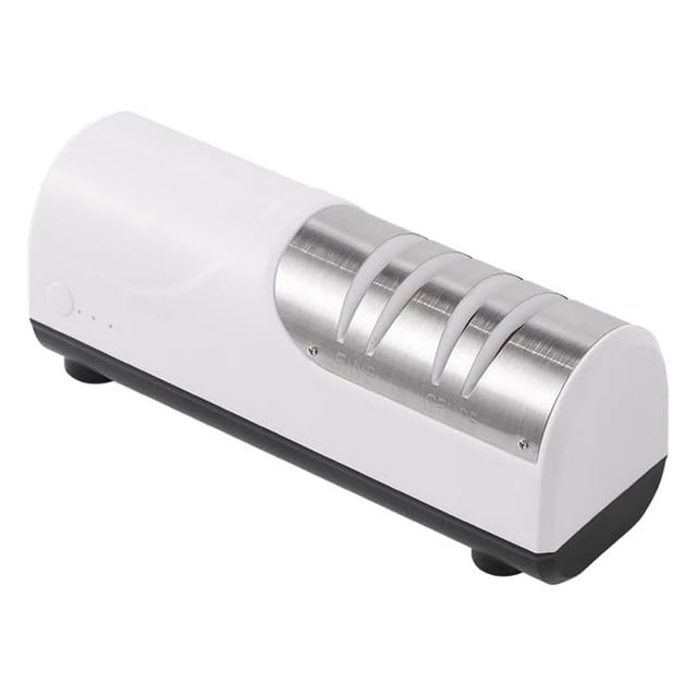 Afilador de Cuchillos Eléctrico de 2 Etapas, Afilado Rápido y Preciso, Fino y Grueso, Diseño Elegante, Cuchillos de Cocina Profesionales.