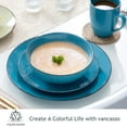 thumbnail image 6 of Vancasso 16-Piece Dinnerware Sets, Stoneware Dinner Set for 4, Multi-Colour, 6 of 7