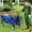 BLUE, variant on YRLLENSDAN,Beach Wagon with Big Wheels for Sand,Beach Carts for Sand,Grocery Cart on Wheels,Wagon Stroller,Foldable,Suitable for Outdoor Use,Blue