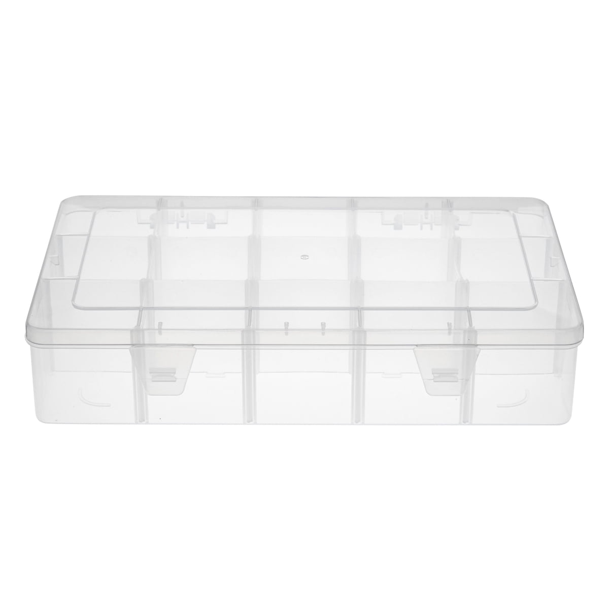  COHEALI 10 Pcs 15 Grid Storage Box Plastic Containers Bead  Organizer Small Clear Container Compartment Storage Container Art Supply  Storage Organizer Craft Storage Dividers Container Abs