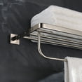 thumbnail image 2 of KRAUS Bathroom Accessories - Bath Towel Rack with Towel Bar in Brushed Nickel, 2 of 3