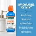 thumbnail image 2 of TheraBreath Fresh Breath Mouthwash, Alcohol-Free Oral Rinse, Icy Mint, 16 fl oz - 6 Pack, 2 of 5