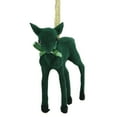 thumbnail image 3 of Christmas Fawn Ornament Polyresin Retro Vintage-Like Ro2050 Dr Green, 3 of 3