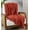 Rust, variant on Fennco Styles Waffle Weave Solid Lightweight Throw Blanket with Fringe 50" W x 60" L - Pink Blanket for Sofa, Couch, Living Room and Bedroom Décor