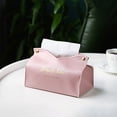 thumbnail image 6 of Simple Pu Leather Tissue Box The Tissue Box Is Designed Reasonably and Suitable for Various Sizes of Tissue Bags. It Can Be Conveniently Placed on The Desktop to The S, Home Textile Storage, 6 of 9