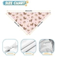 thumbnail image 6 of Dog Bandana 2 Pack,Pink Highland Cow Flower Pattern Bandanas for Dogs,Cat Bandana,Small/ Large Dog Bandana 2 Size,Dog Bandanas, 6 of 6