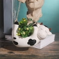thumbnail image 4 of s de cerámica con animal, s pequeña para mini pntas decoración de jardín, regalo Baoblaze Macetas De Plantas Suculentas, 4 of 8