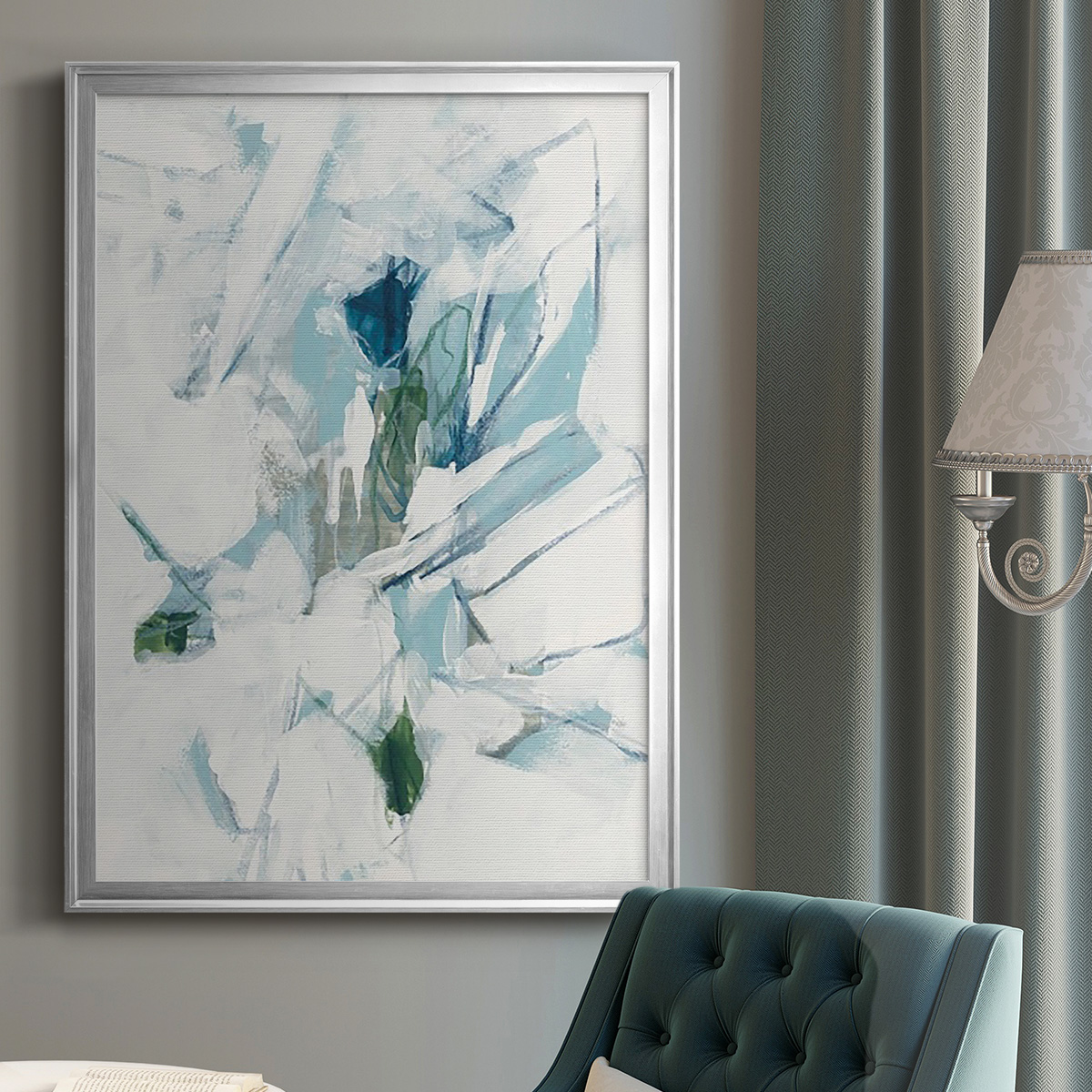 Ice Cavern IV Premium Framed Print, in Gold, Black, or Silver - Ready to Hang