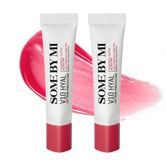 Bálsamo labial con protección solar SOME BY MI V10 Hyal Lip SPF 15 13 ml x2