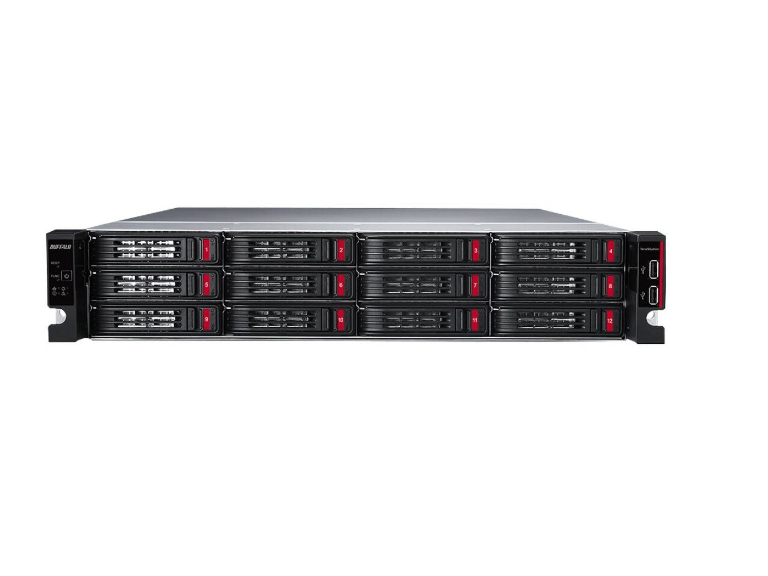 Buffalo TeraStation 5020 Series NAS Server - Rackmount - 32TB - 12-bay - HDD Included - iSCSI Support - Snapshots - TAA Compliant