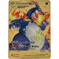 thumbnail image 2 of Charizard Vmax Darkness Ablaze Pokémon Card - Custom Rainbow Metal Pokemon Card - Rare TCG HAOHIYO HAOHIYO, 2 of 2