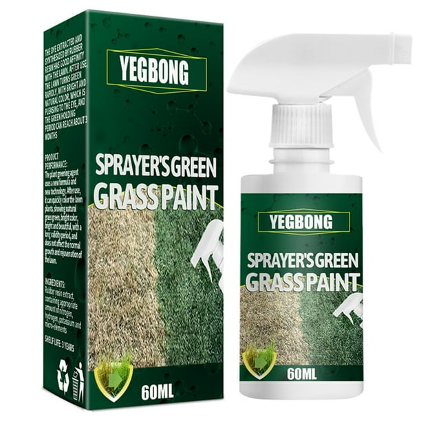 Grass and Shrub Renew Spray Paint Lawn Paint Spray on Grass Green Lawn