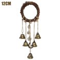 thumbnail image 1 of Witch Bell Hanging Decor, Rustic Decorative Hangings Witchy Home Decors, Halloween Door Bells for Home Protection, 1 of 8