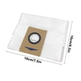 thumbnail image 3 of Bonixoom Compatible with Proscenic M7 MAX M7 PRO M8 Robotic Vacuums, Disposable Dust Bags, 3 of 6