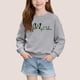 thumbnail image 1 of Sudadera sin capucha para niños, con cuello redondo, estampada, manga larga, sudadera con capucha de polar de tamaño mediano para niños, blusa de poliéster para niños, 1 of 6