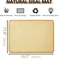 thumbnail image 2 of FIAQUA 2PCS Rabbit Scratch Mat, 16x12in Natural Bunny Scratching Pad, Claw & Teeth Care for Bunnies, Multi-Use Mat for Rabbit Cages - Chew Toy, Bedding, Sleeping & Nesting, 2 of 6