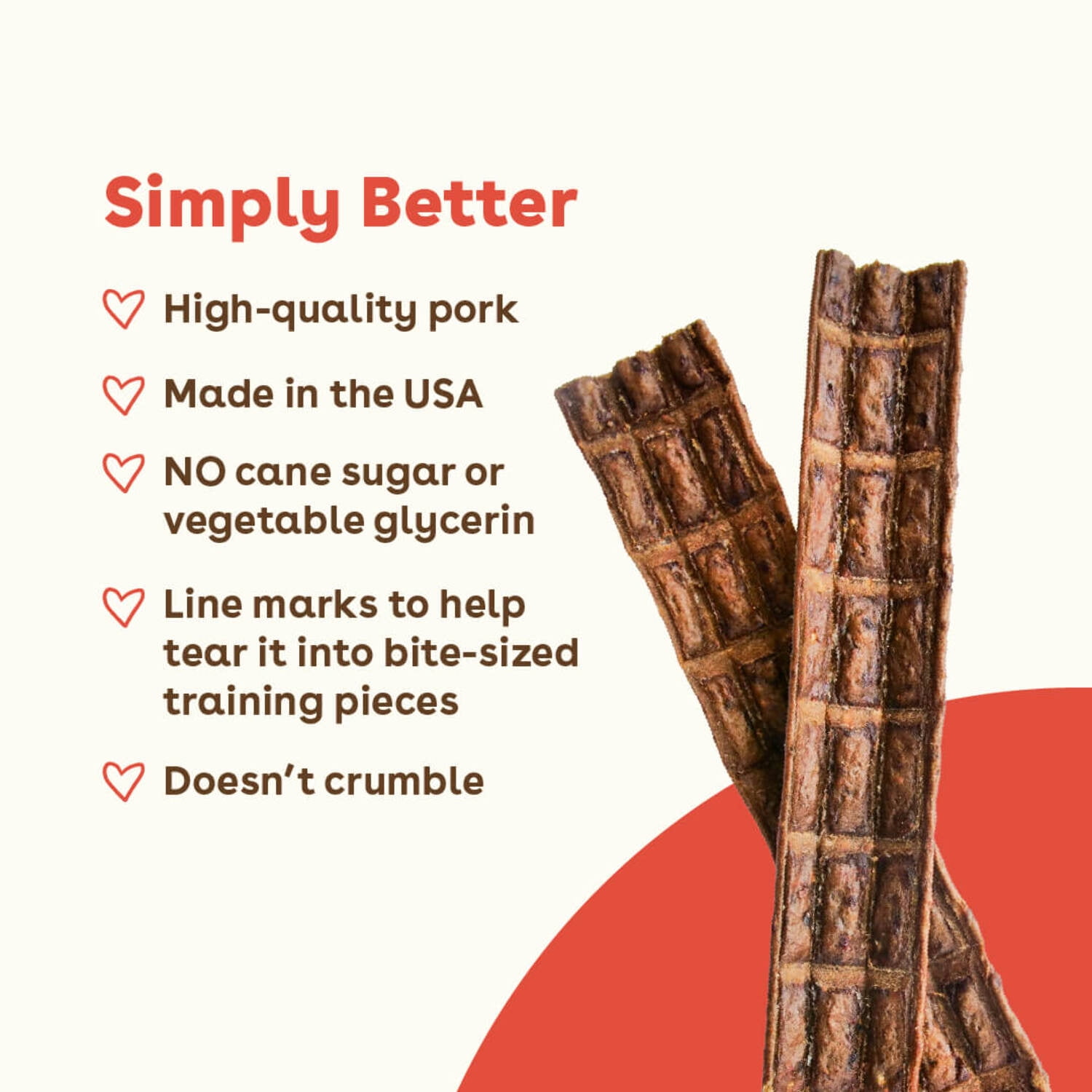 Pupford Soft Jerky for Dogs & Puppies, All-Natural, Healthy Dog Treats, No Fillers, Made in USA (Pork, 16 oz)