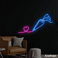 thumbnail image 2 of Craftnamesign Heart Neon Sign, Bakery Shop LED Sign, Cake Shop Wall Art, 2 of 4