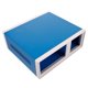 thumbnail image 1 of GOOHOCHY Caja Eléctrica Metálica Azul Para Conexión De Proyectos Electrónicos Con Estructura Robusta, 1 of 6