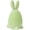 Green, variant on Flocking Rabbit Figurine White Rabbit Ornament Easter Animal Statue for Living Room Bookshelf Bedroom Decoration
