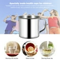 thumbnail image 6 of 200ml Childrens Water Cup Stainless Steel Coffee Cup with Handle Camping Cup  Stainless Steel Espresso Cups  Metal Shot Glasses Tea Mug Cup Tea Party Great for Outdoor Events Picnics Party, 6 of 10