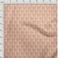 thumbnail image 4 of oneOone Cotton Poplin Dark Peach Fabric Asian Block Diy Clothing Quilting Fabric Print Fabric By Yard 42 Inch Wide, 4 of 4