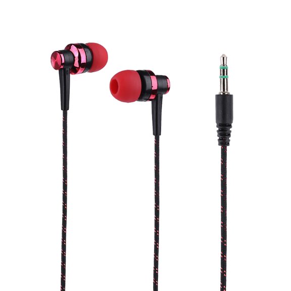 Besufy Braided Line Stereo Music In-ear Headset Earphone without Mic Headphone