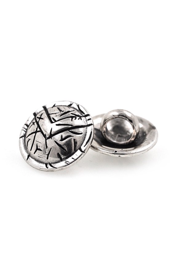Paracord Bracelet Charm Warriors Shield Bead for Keychain or Parachute Cord Jewelry Beads 17x10mm 2Pcs