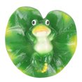 thumbnail image 4 of Garosa Frog Decor, Simulation Artificial Floating Water Lotus Leaf Frog Amimal Pond Fish Tank Decoration, Fish Tank Ornament, 4 of 6