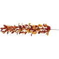 thumbnail image 2 of Northlight 5' x 8" Berries with Orange and Red Leaves Artificial Fall Harvest Garland, Unlit, 2 of 9