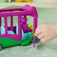 thumbnail image 4 of Véhicule jouet à pousser L’autobus des Aventures et figurine de Barney Le Monde de Barney de Fisher-Price, 4 of 6