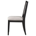 thumbnail image 6 of Elodie Wood Dining Side Chair Grey and Black (Set of 2), 6 of 14