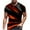 Orange, variant on VERUGU Mens T-Shirts Casual Round Neck Digital Printing Pullover Fitness Sports Shorts Sleeve T-Shirt Blouse Black 5XL