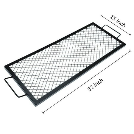 Onlyfire Rectangle X-Marks Fire Pit Cooking Grate, 32-Inch - Walmart.com Onlyfire Rectangle X-Marks Fire Pit Cooking Grate, 32-Inch - Onlyfire Rectangle X-Marks Fire Pit Cooking Grate, 32-Inch - Walmart.com